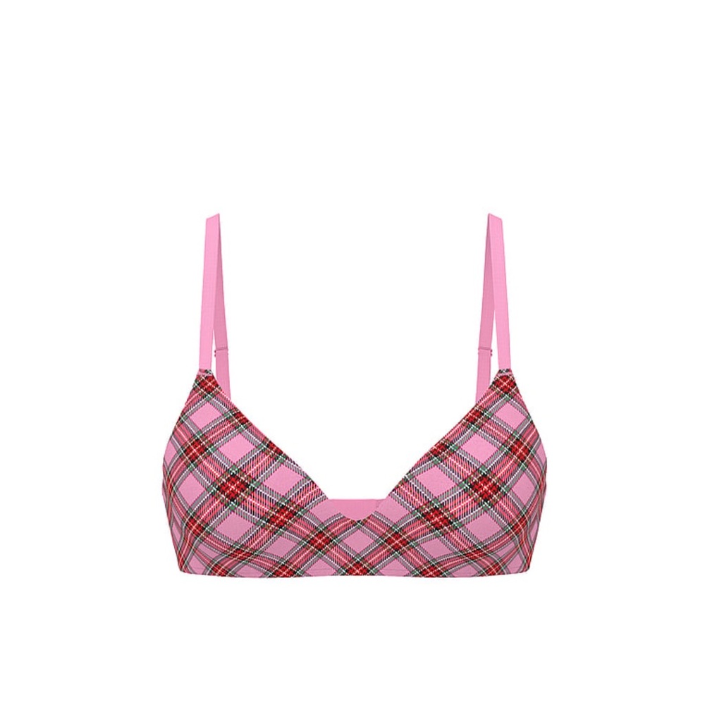 Pink Victoria’s Secret Wear Everywhere Push-Up Wireless Bra Size 34D